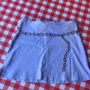 Mini skirt & belt